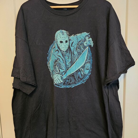 2 T-Shirts Friday the 13th & Nightmare on Elm St. Big & Tall 3xl - Picture 1 of 4